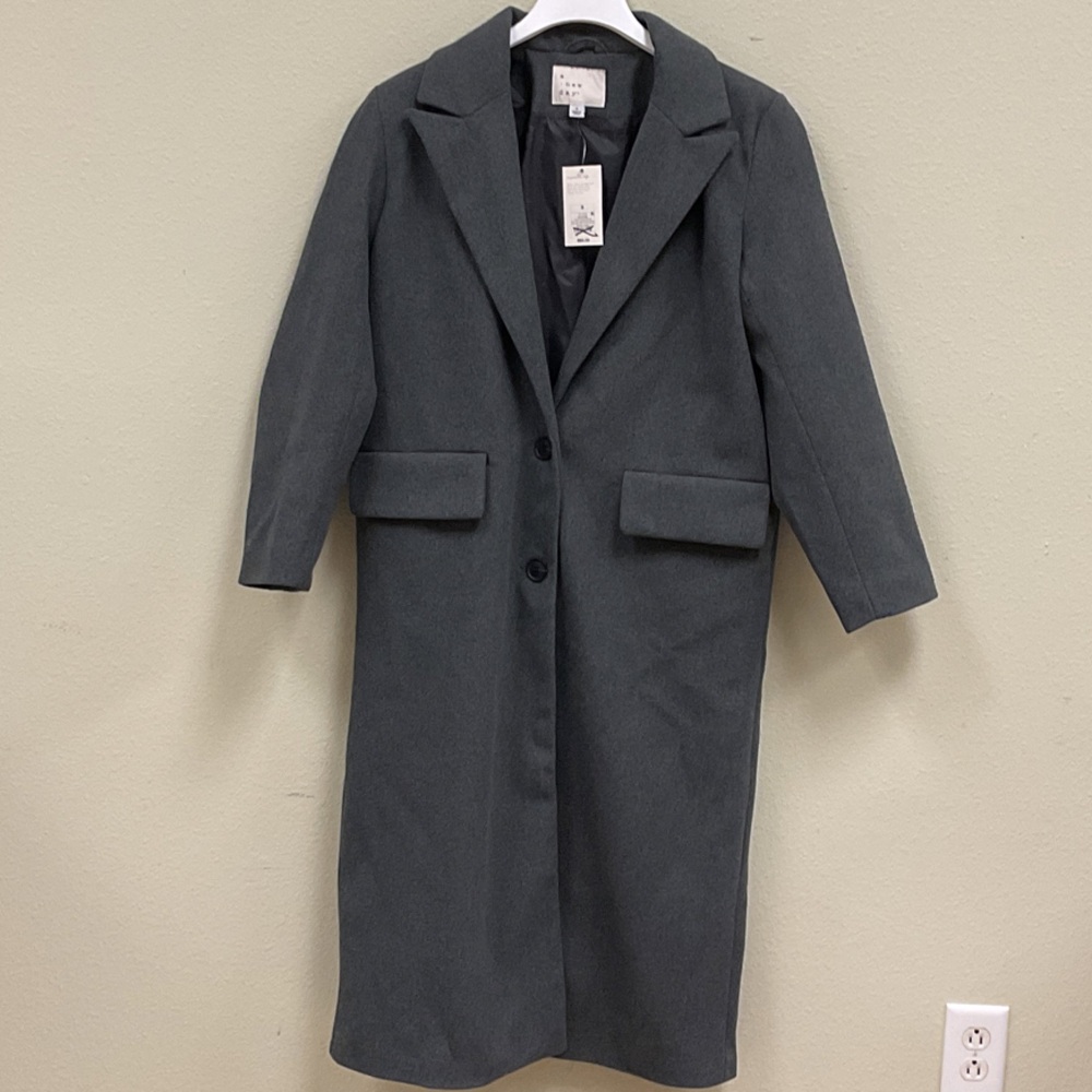 A New Day Charcoal Blazer Coat